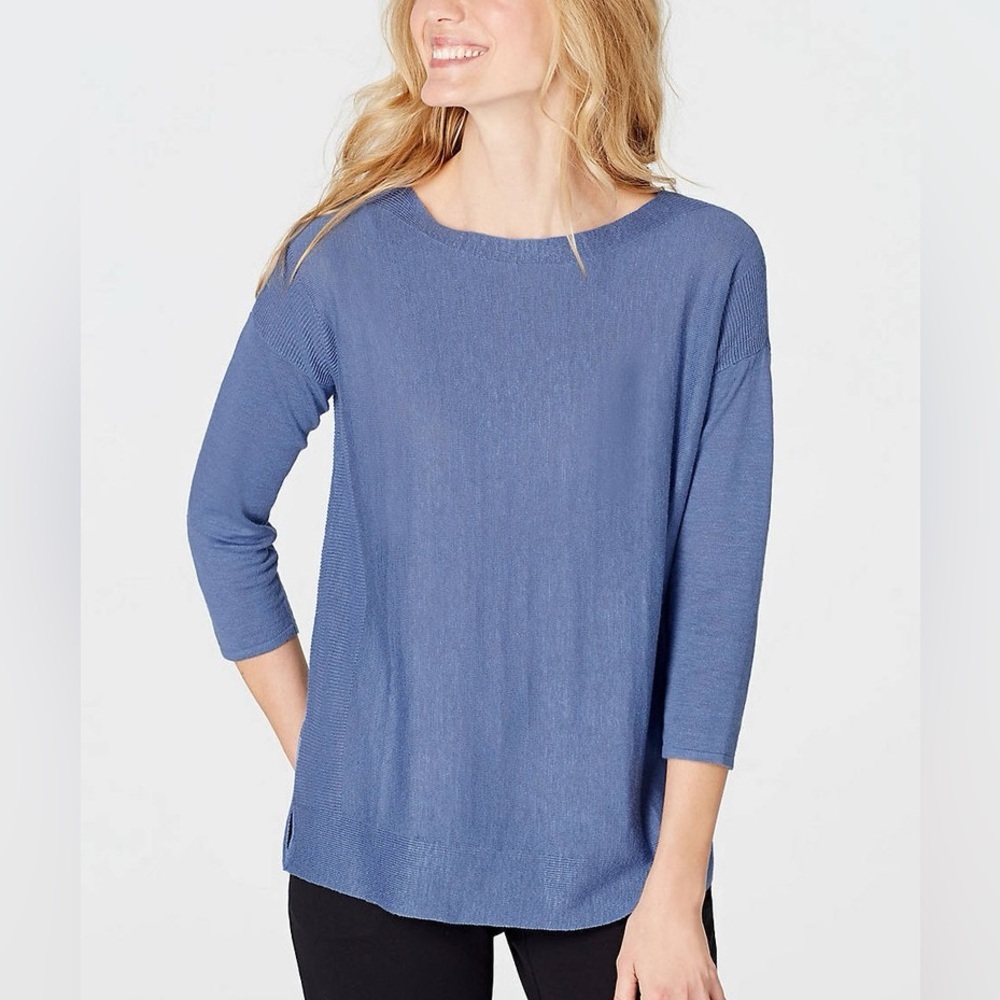 J. Jill linen blend knit shirt